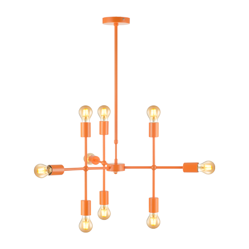 Pendente Hash, 9X, soquete E27, Preto fosco, Avant | Amazon