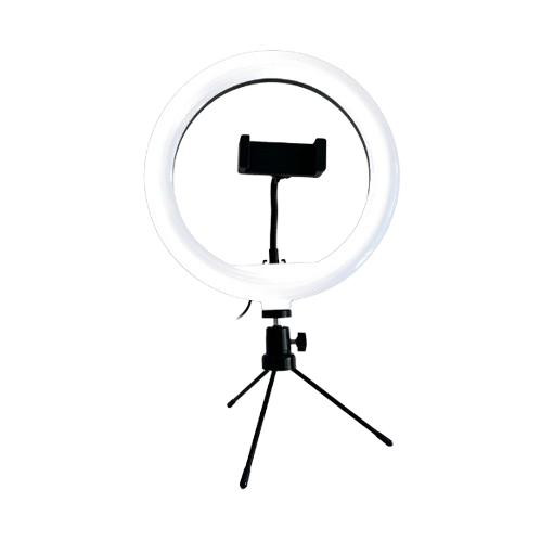 Ring Light Avant com controle de cor e intensidade. Ideal para gravações, chamadas de vídeo e produção de conteúdo profissional.