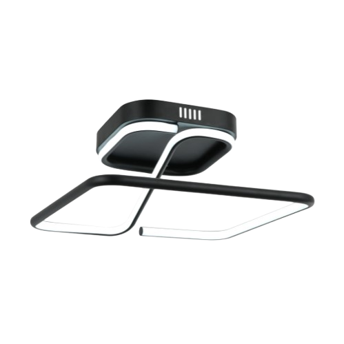 Plafon Cecília com design fluido e iluminação difusa. Solução sofisticada para dormitórios, salas e corredores.